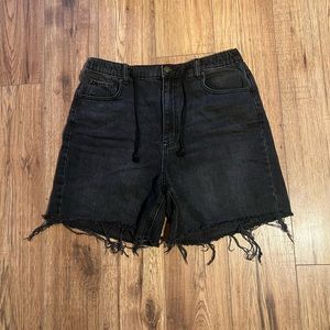 Urban Outfitters BDG black denim cutoff shorts